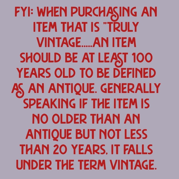 THE MEANING OF VINTAGE Other The True Meaning Of Vintage Poshmark